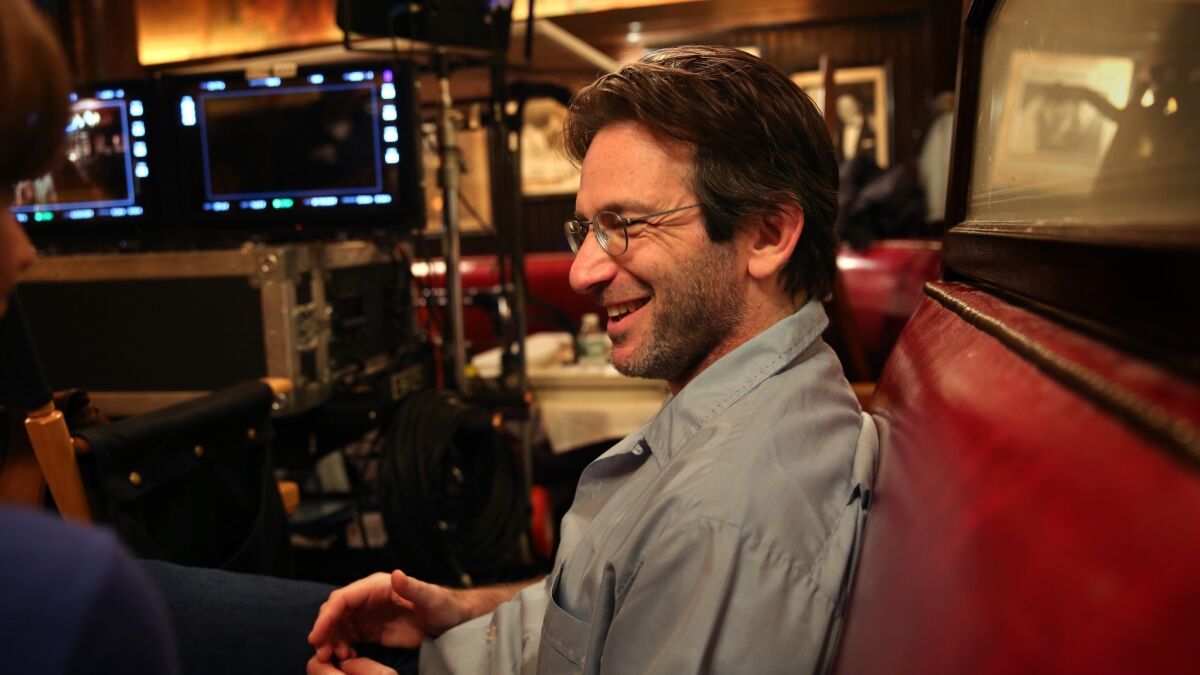Executive producer and showrunner Dan Futterman on the set of "The Looming Tower," based on Lawrence Wright's book about the rise of Al Qaeda and intelligence failures in advance of 9/11.
