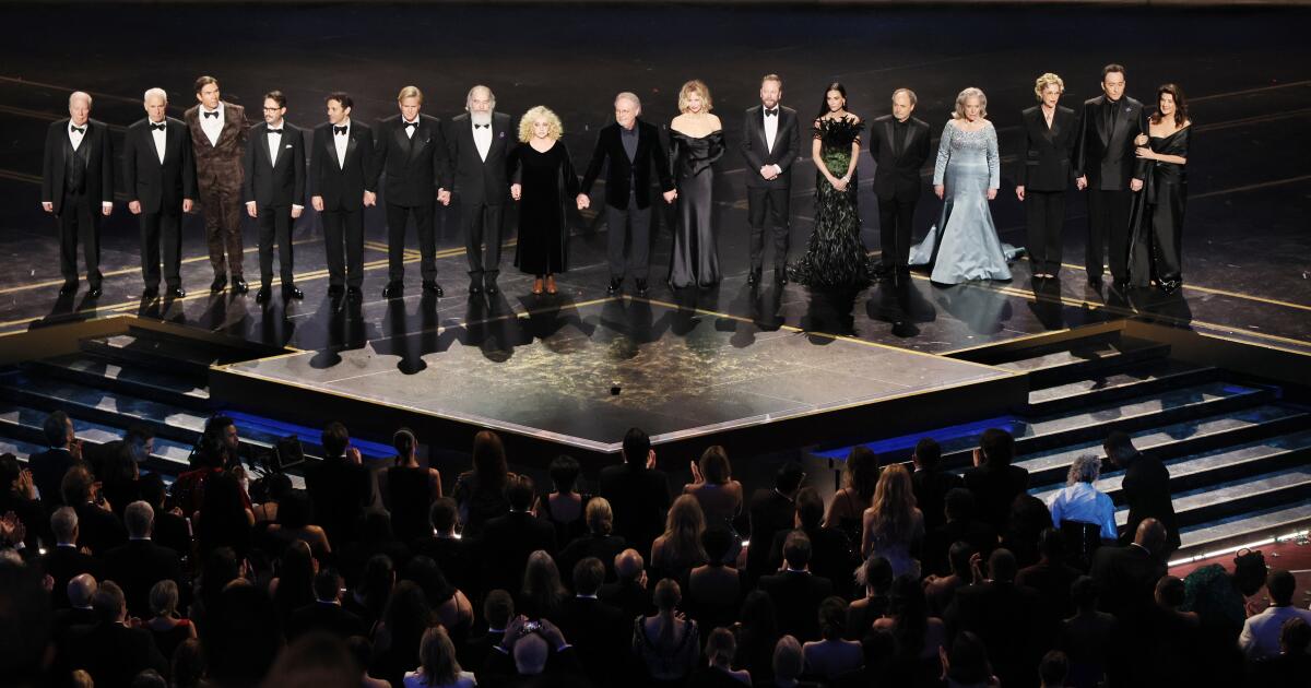 Billy Crystal is joined by stars of Rob Reiner's biggest films in touching Oscars tribute