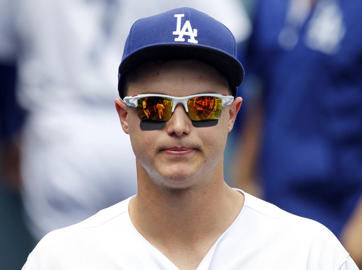 Dodgers outfielder Joc Pederson has mainly struggled since moving to the leadoff spot last month.