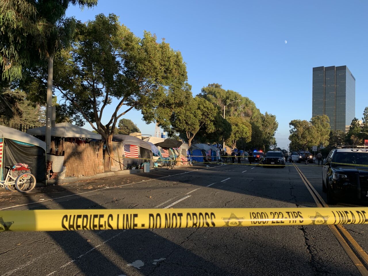 West L.A. homeless encampment
