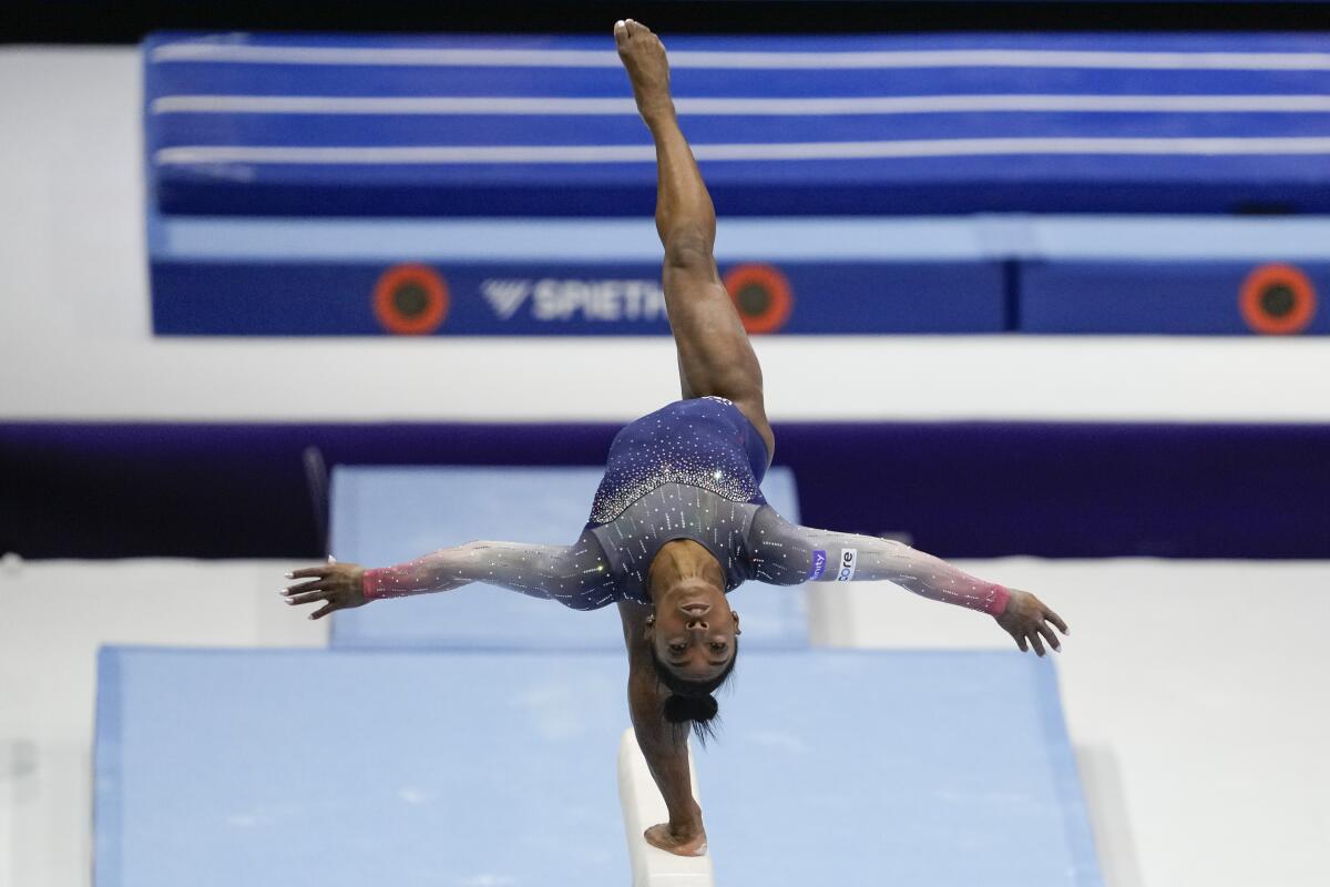 Simone Biles, U.S. women's gymnastics team eye historic world championships  at special venue - NBC Sports