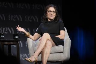 Julia Louis-Dreyfus in conversation at the 92nd Street Y on Wednesday, May 24, 2023, in New York. (Photo by Evan Agostini/Invision/AP)
