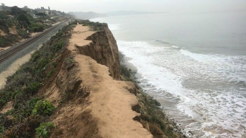 Image result for Bluff collapses in Del Mar