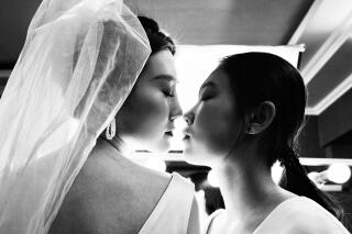 A black-and-white image of two women from the movie 'Bel Ami'