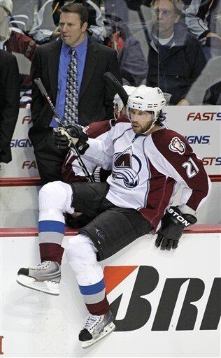 Peter Forsberg set to play for Avalanche tonight, begin comeback