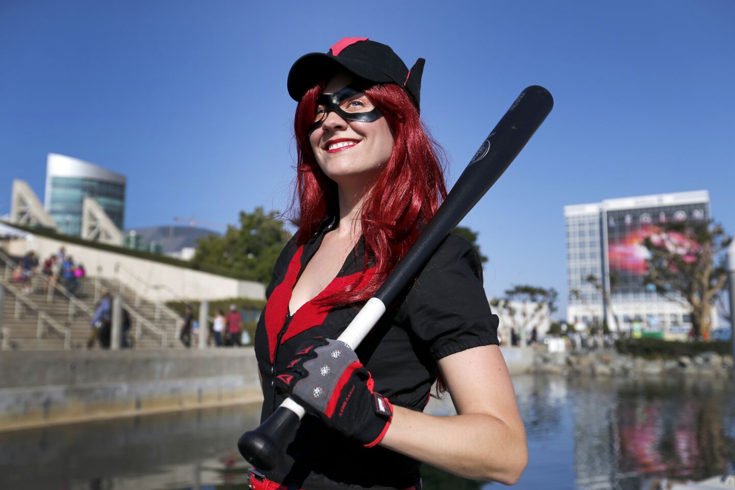 Michelle Mackes of San Diego is DC Comics Bombshells Batwoman.