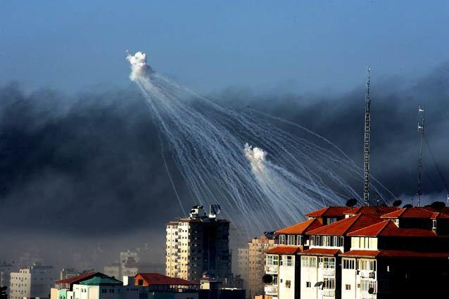 Thursday: Day in photos - U.N. attack Gaza