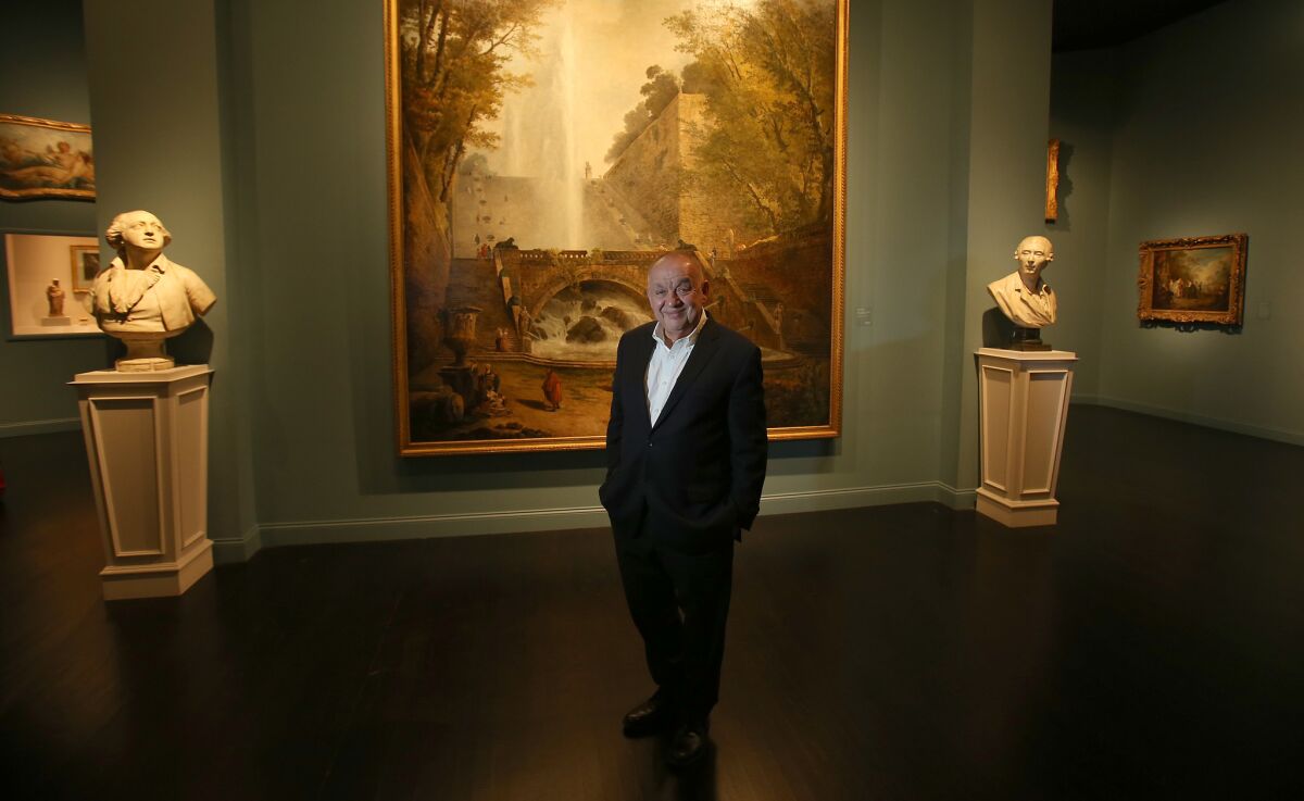 "“There is a bit of sadness,” J. Patrice Marandel says of his departure from LACMA. (Luis Sinco / Los Angeles Times)