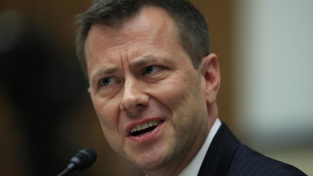 FBI Deputy Assistant Director Peter Strzok testifies before the House Judiciary Committee.