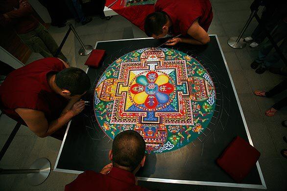 Tibetan sand mandala