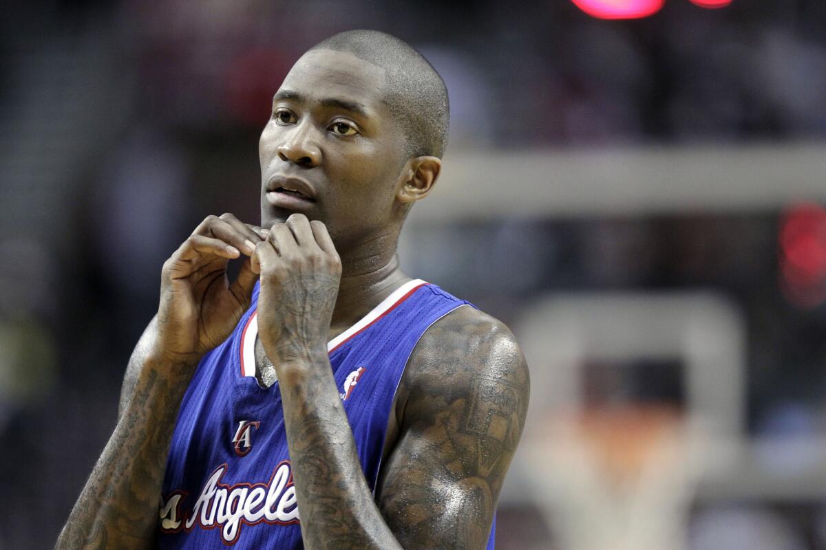 Clippers guard Jamal Crawford, shown against the Portland Trail Blazers on April 16, has struggled shooting in the first two playoff games.