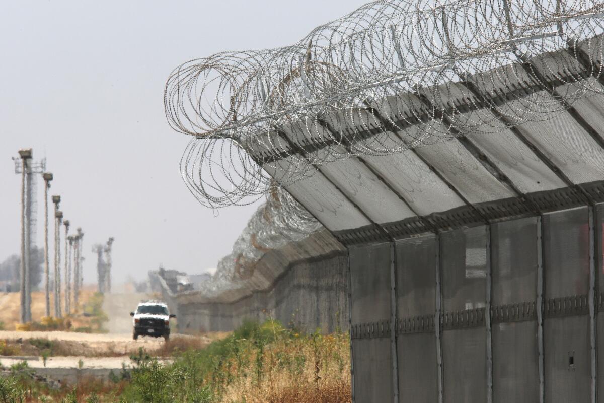 The heavily fortified border south of San Diego. The family of Anastasio Hernandez-Rojas, who died at the San Ysidro crossing in 2010, has petitioned a human rights panel in the case.