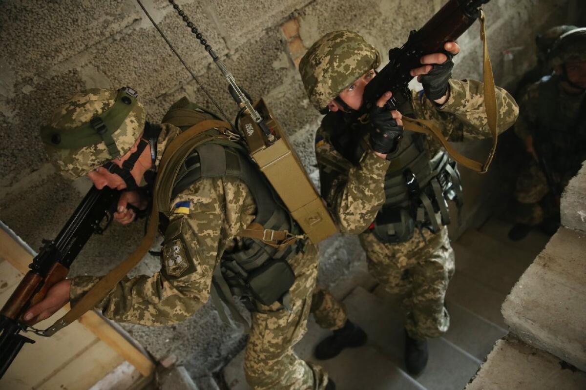 A study concludes that warfare does not come naturally to primitive societies. These Ukrainian marines participate in NATO exercises.