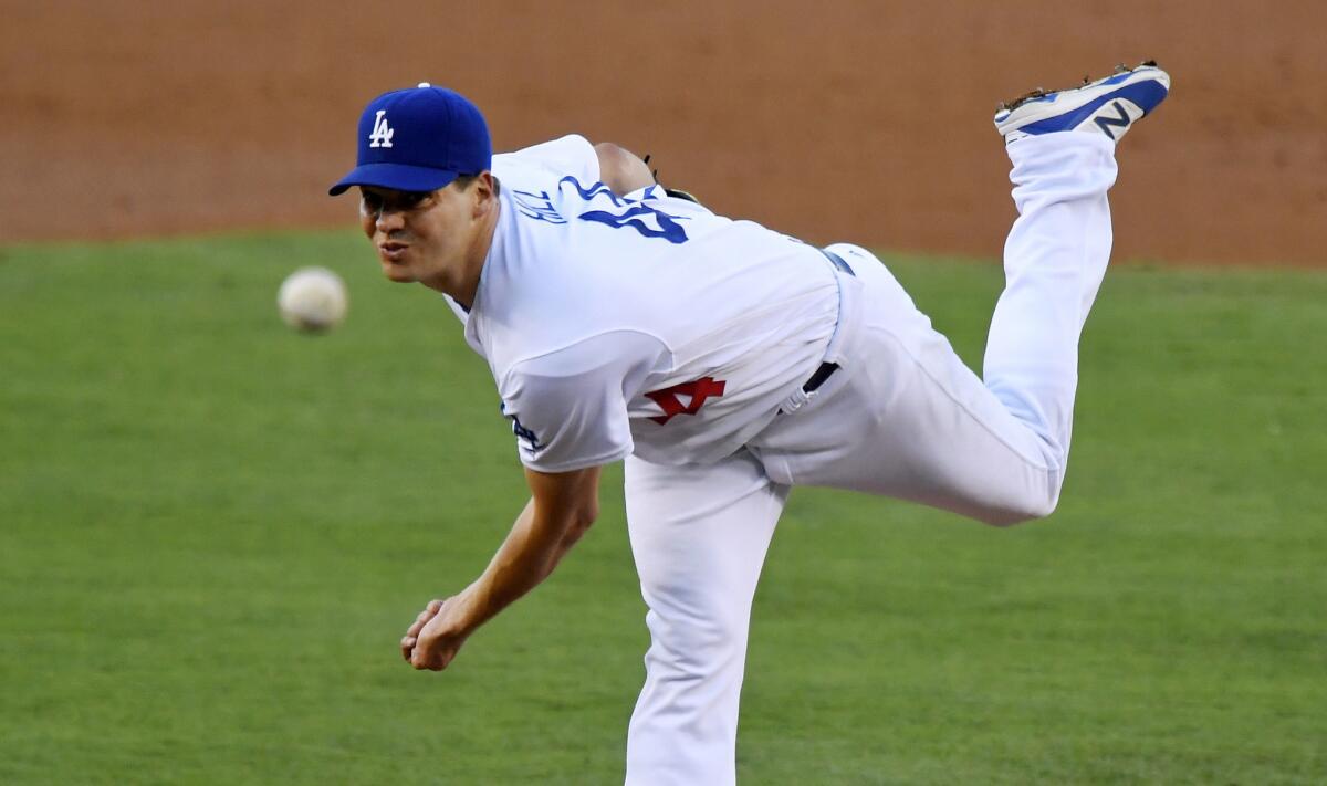 Rich Hill is scheduled to start of the Dodgers in a the decisive Game 5 of a National League division series against the Washington Nationals on Thursday.