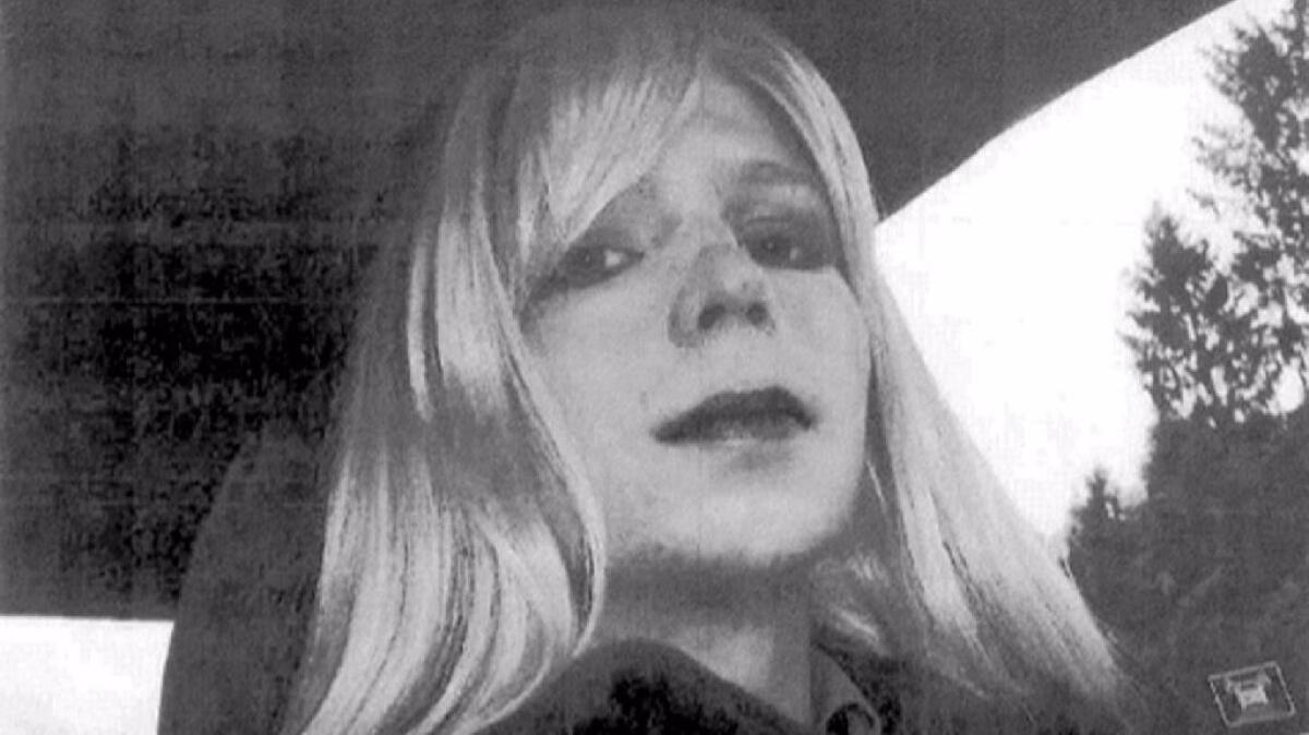 Chelsea Manning is expected to be free in May.