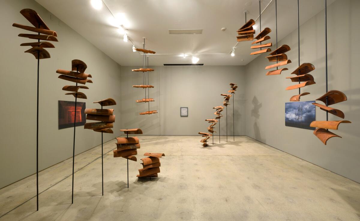 Installation view, "Jackie Castillo: Through the Descent, Like the Return," Institute of Contemporary Art, Los Angeles