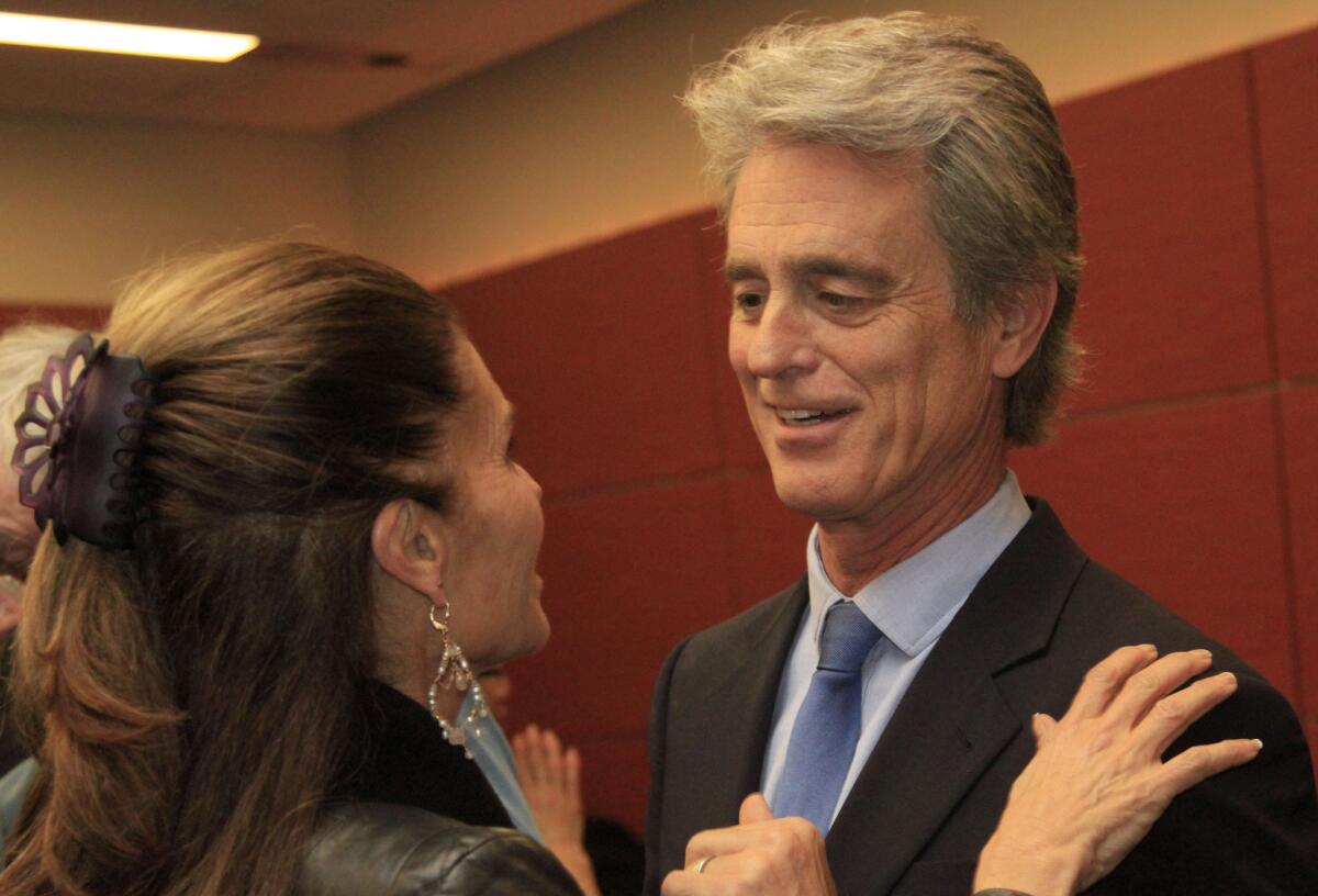 Sister Maria Shriver was among county supervisorial candidate Bobby Shriver's many donors.