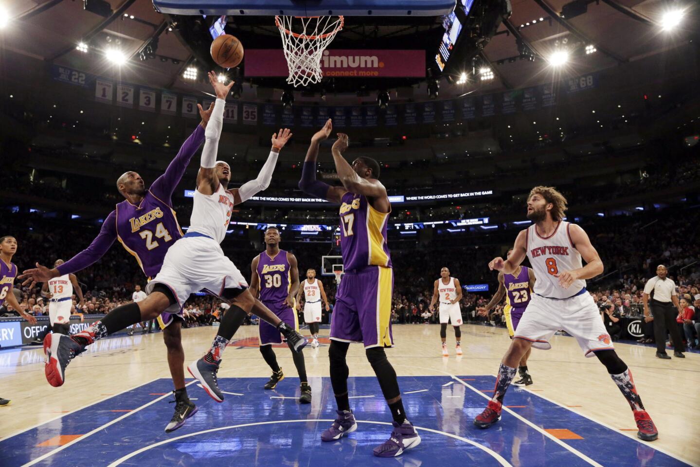 Los Angeles Lakers at New York Knicks