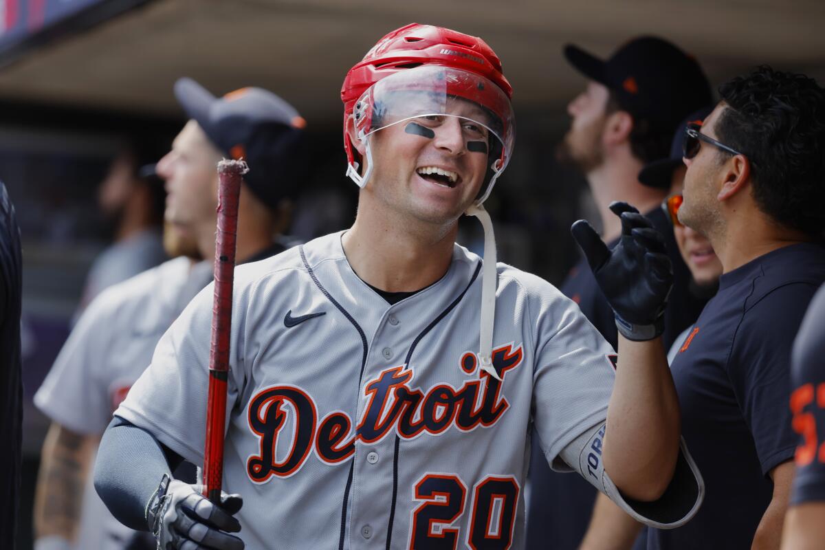 Torkelson homers twice against the Twins again, leading the Tigers to an  8-7 victory - The San Diego Union-Tribune