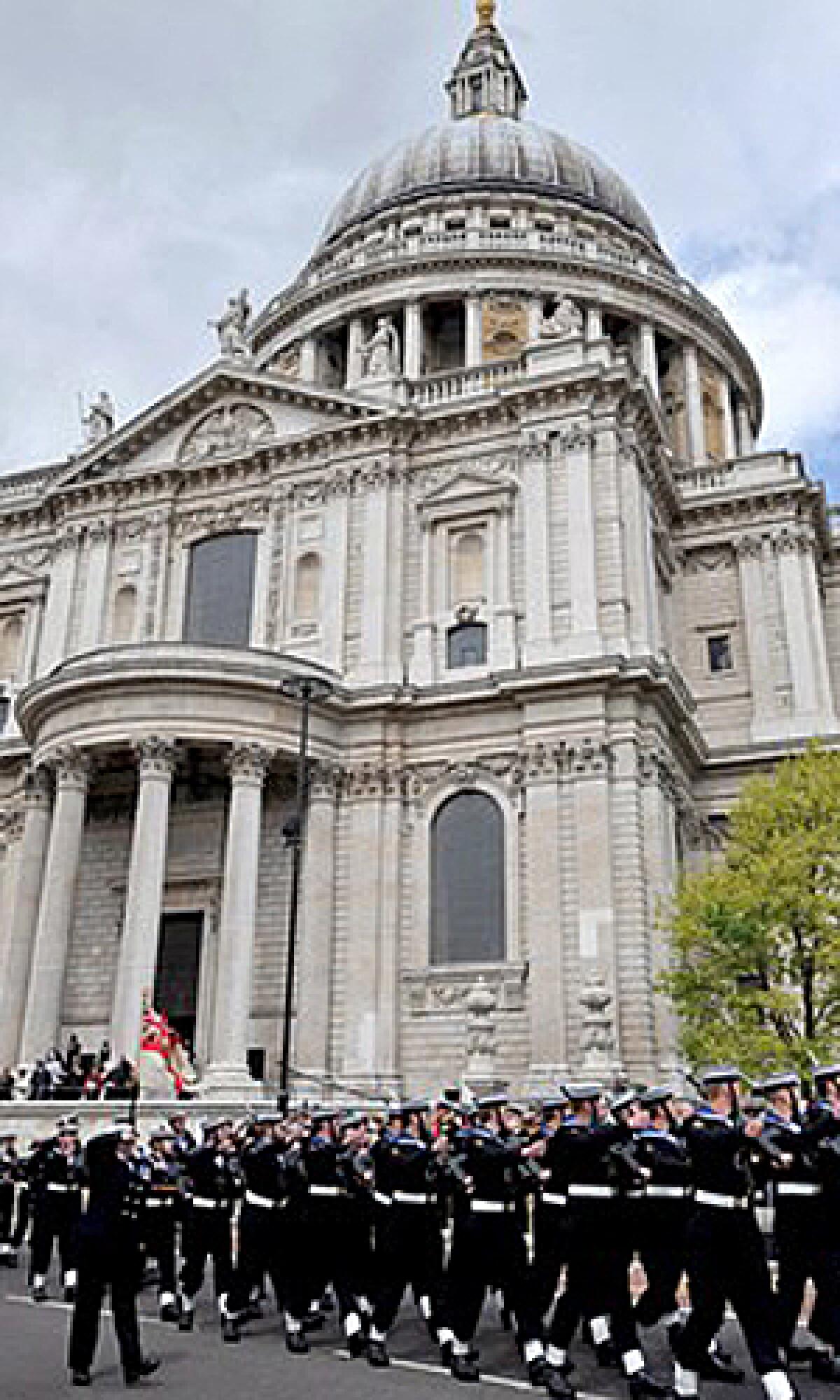 A CLASSICAL DESIGN: St. Paul's in London survived the ravages of World War II. Post-war changes to the city's skyline near the cathedral have raised the ire of Prince Charles.