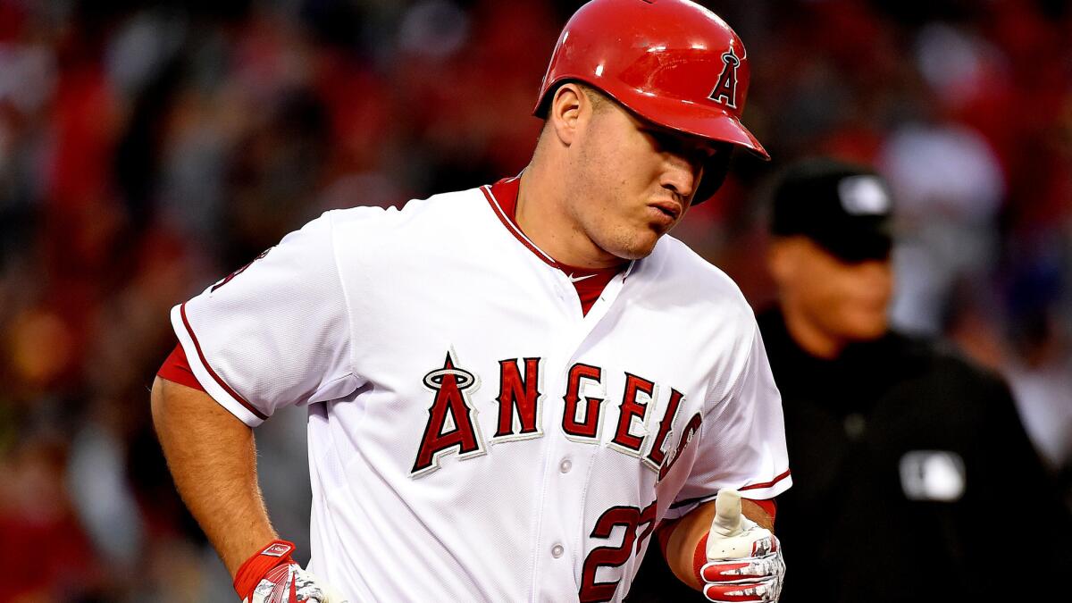 It'll have to do: Mike Trout steps onto the 'big stage' at the