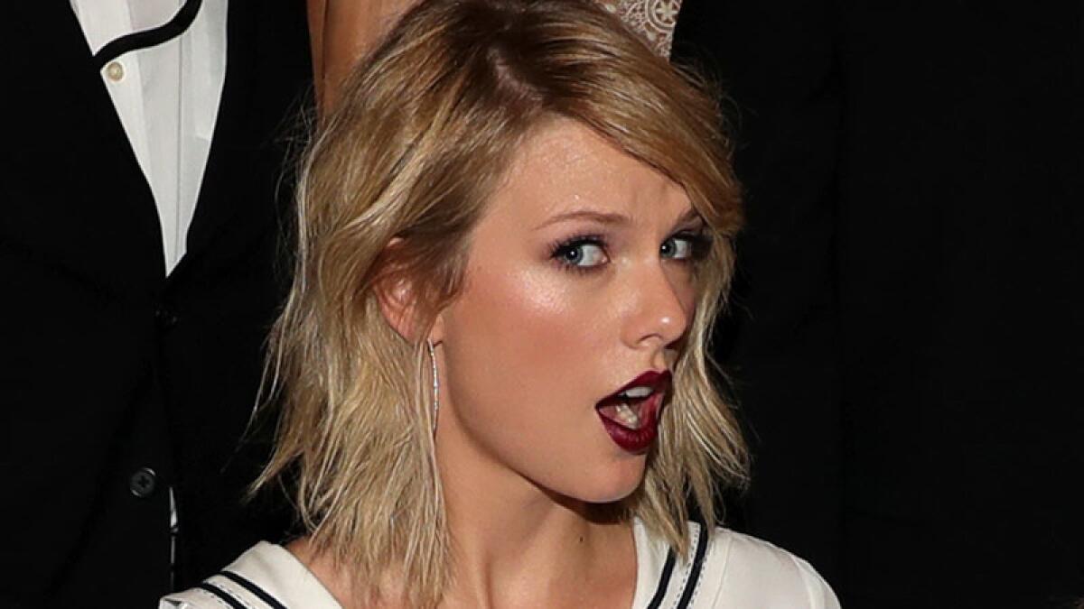 Taylor Swift at New York Fashion Week in September.