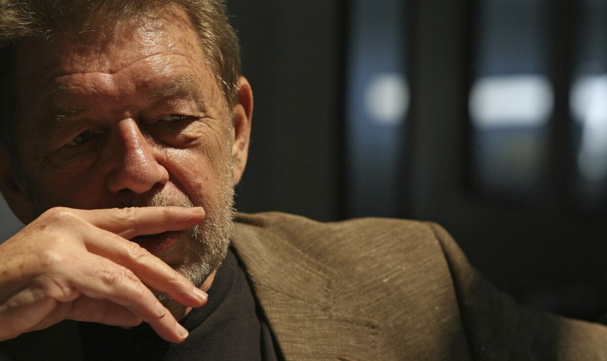 Pete Hamill at the Skylight Diner in New York