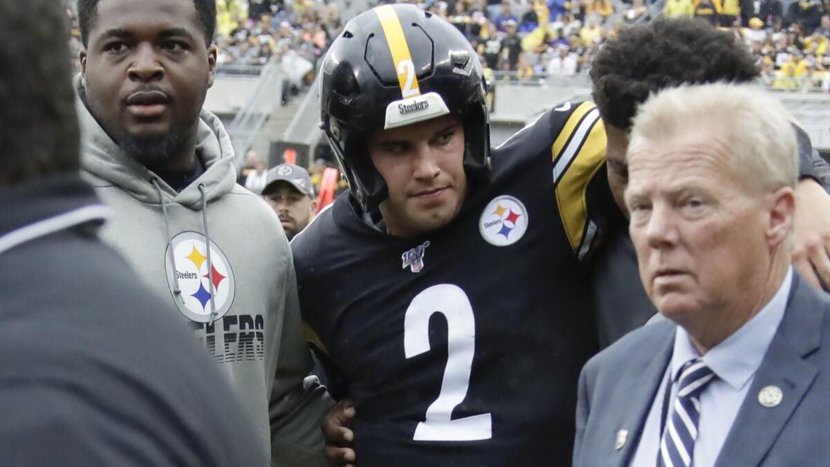 Mason Rudolph knows Steelers are stuck with him 