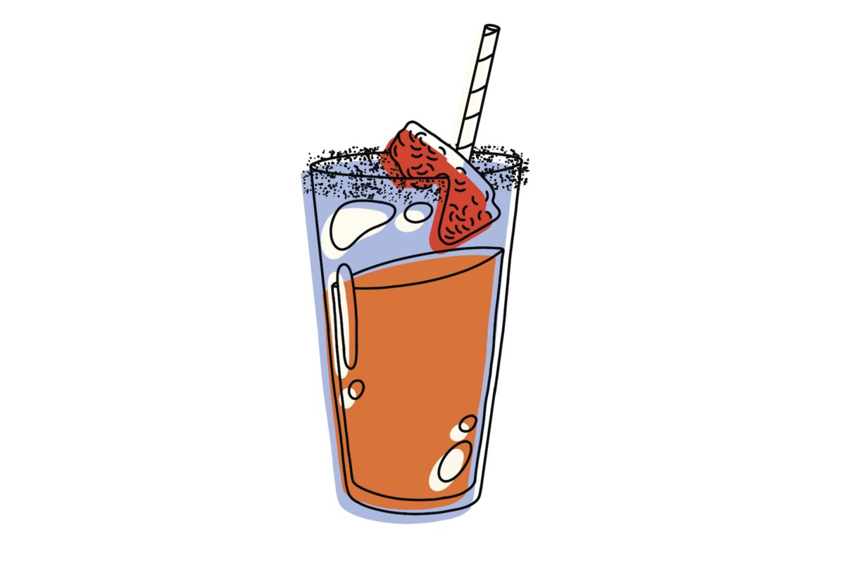 An illustration of a cocktail.