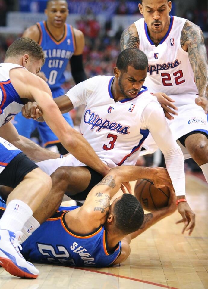 Blake Griffin, Chris Paul, Thabo Sefolosha