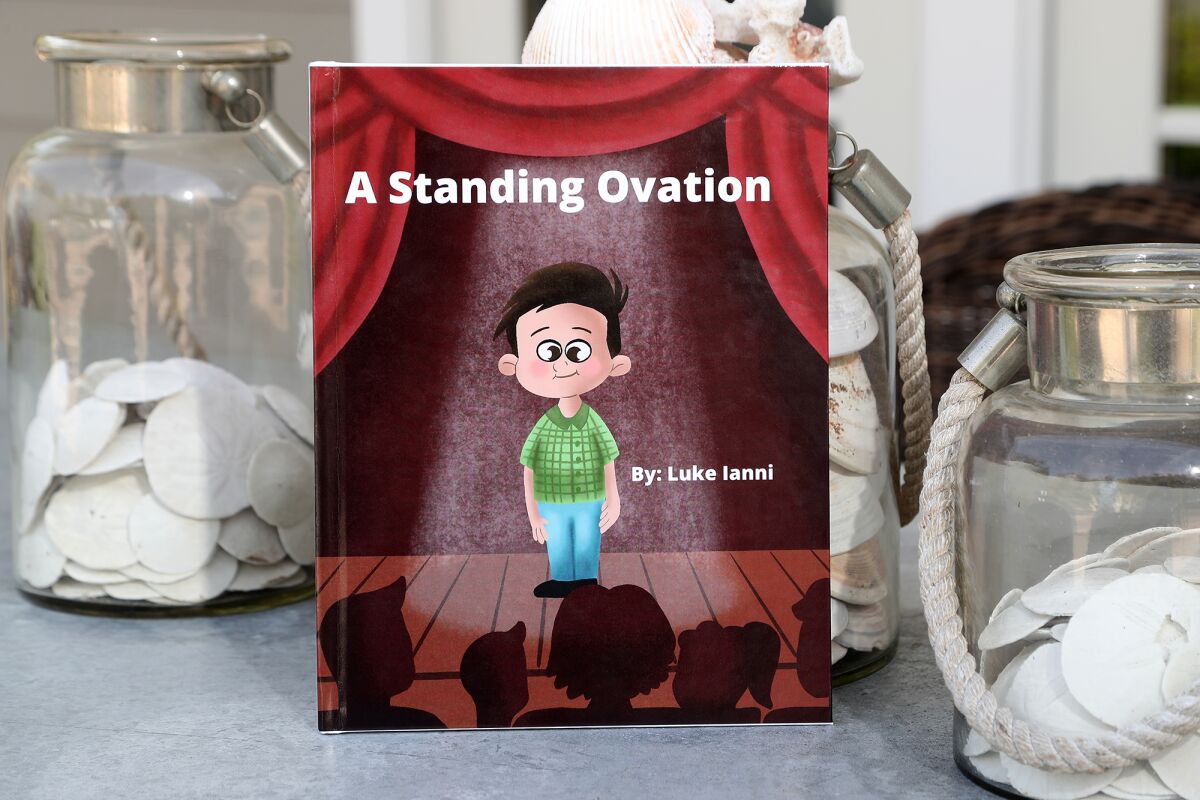 "A Standing Ovation," a self-published children's book, tells the story of a child who struggles with stuttering.