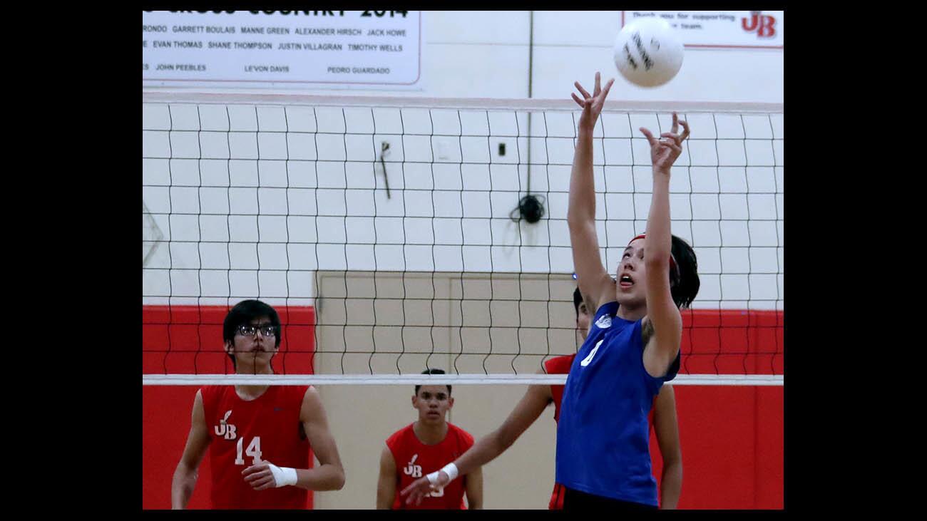 Photo Gallery: Burroughs vs. Burbank in boys volleyball