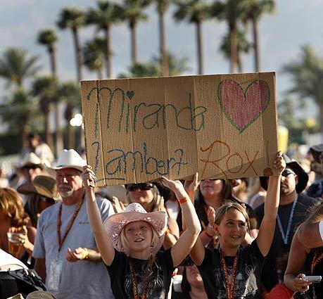 Stagecoach 2009 - Miranda Lambert fans
