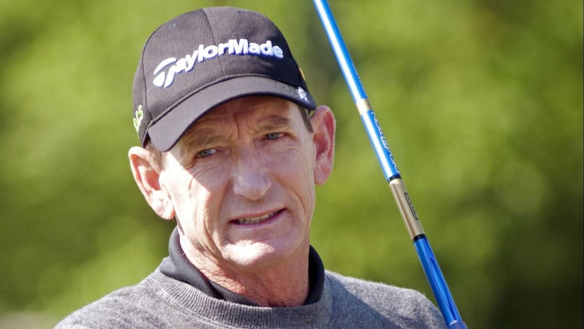 Hank Haney, shown in 2012, has been suspended from his SiriusXM show for on-air comments he made about Korean golfers on the LPGA Tour.