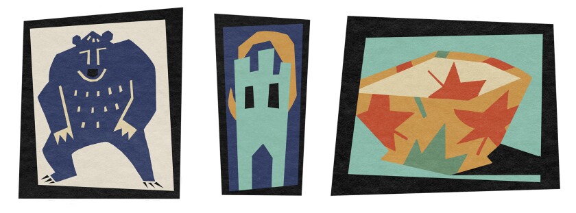Illustration of Mary Forgione's gallery wall.