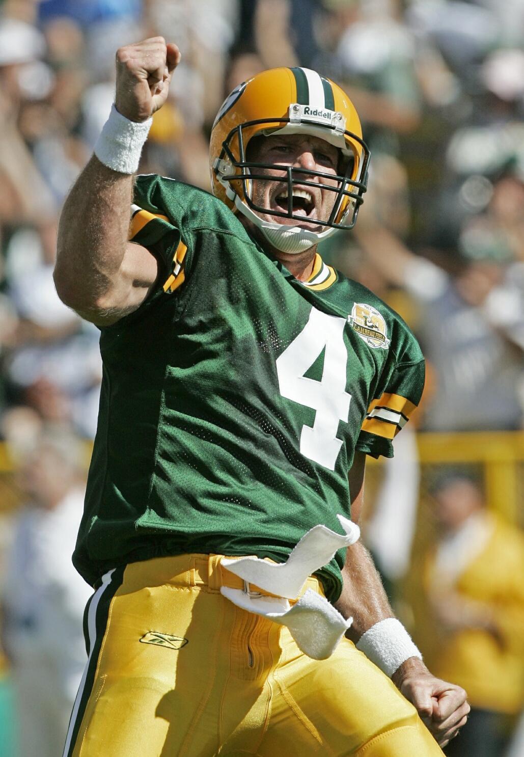 Retired NFL quarterback Brett Favre looks forward, no regrets