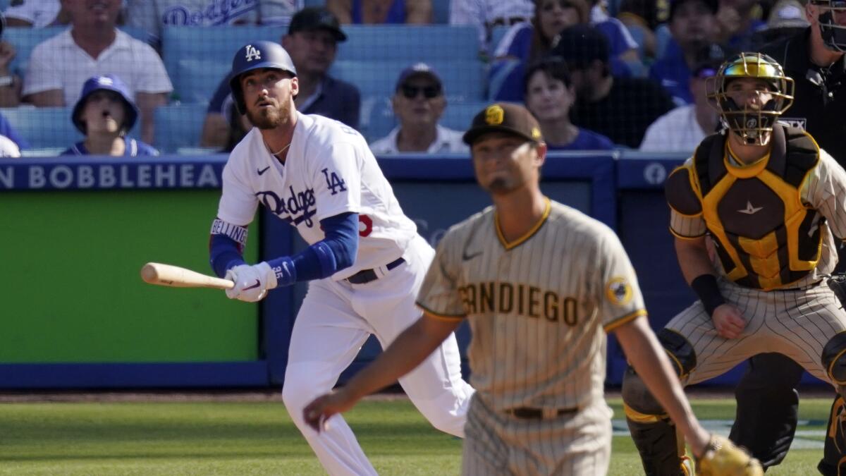 Can Dodgers' Cody Bellinger repeat 2019's scorching start? - Los Angeles  Times