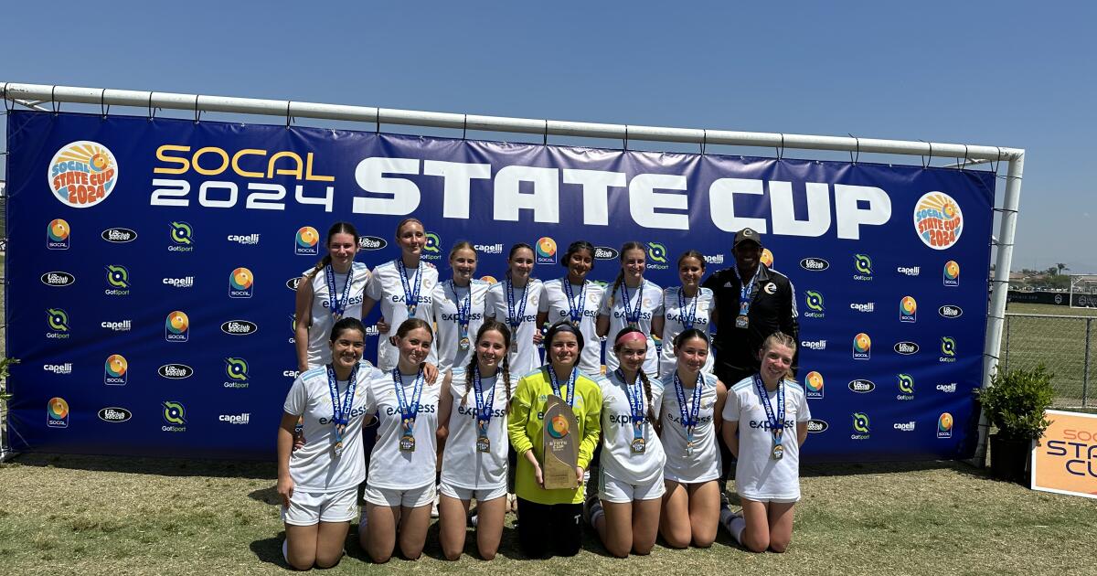 Encinitas Express Girls U16 soccer team wins division at Elite 2024