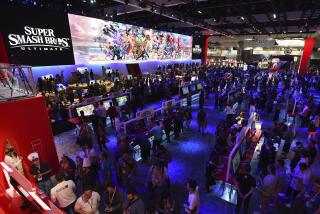 IMAGE DISTRIBUTED FOR NINTENDO - In this photo provided by Nintendo of America, crowds gather on Tuesday, June 12, 2018, at the Nintendo booth at the E3 video game conference in Los Angeles as fans flock to play Super Smash Bros. Ultimate, Pokémon: Let's Go, Pikachu! and Pokémon: Let's Go, Eevee for Nintendo Switch. (Photo by Jordan Strauss/Invision for Nintendo/AP Images)
