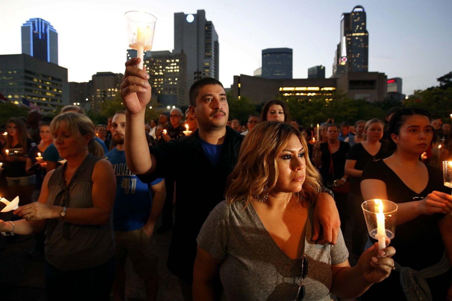 Dallas Strong candlelight vigil