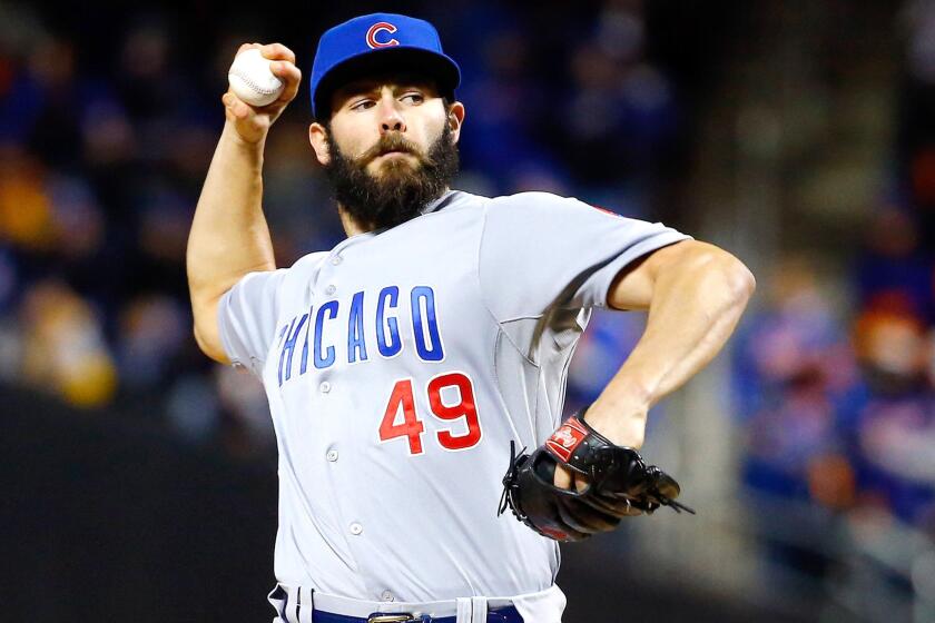 Cubs starter Jake Arrieta went 22-6 with a 1.77 earned-run average this season, including a record 0.75 ERA after the All-Star break