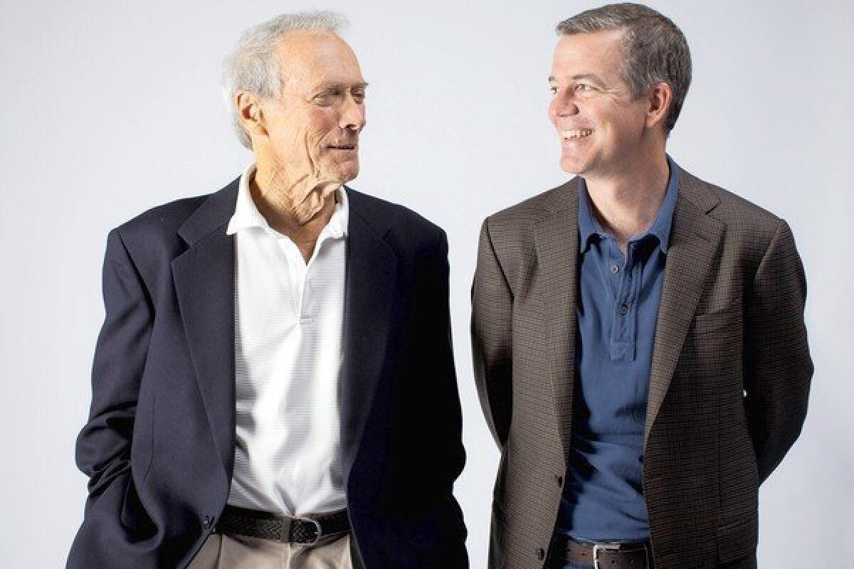 Clint Eastwood, left, and director Robert Lorenz.