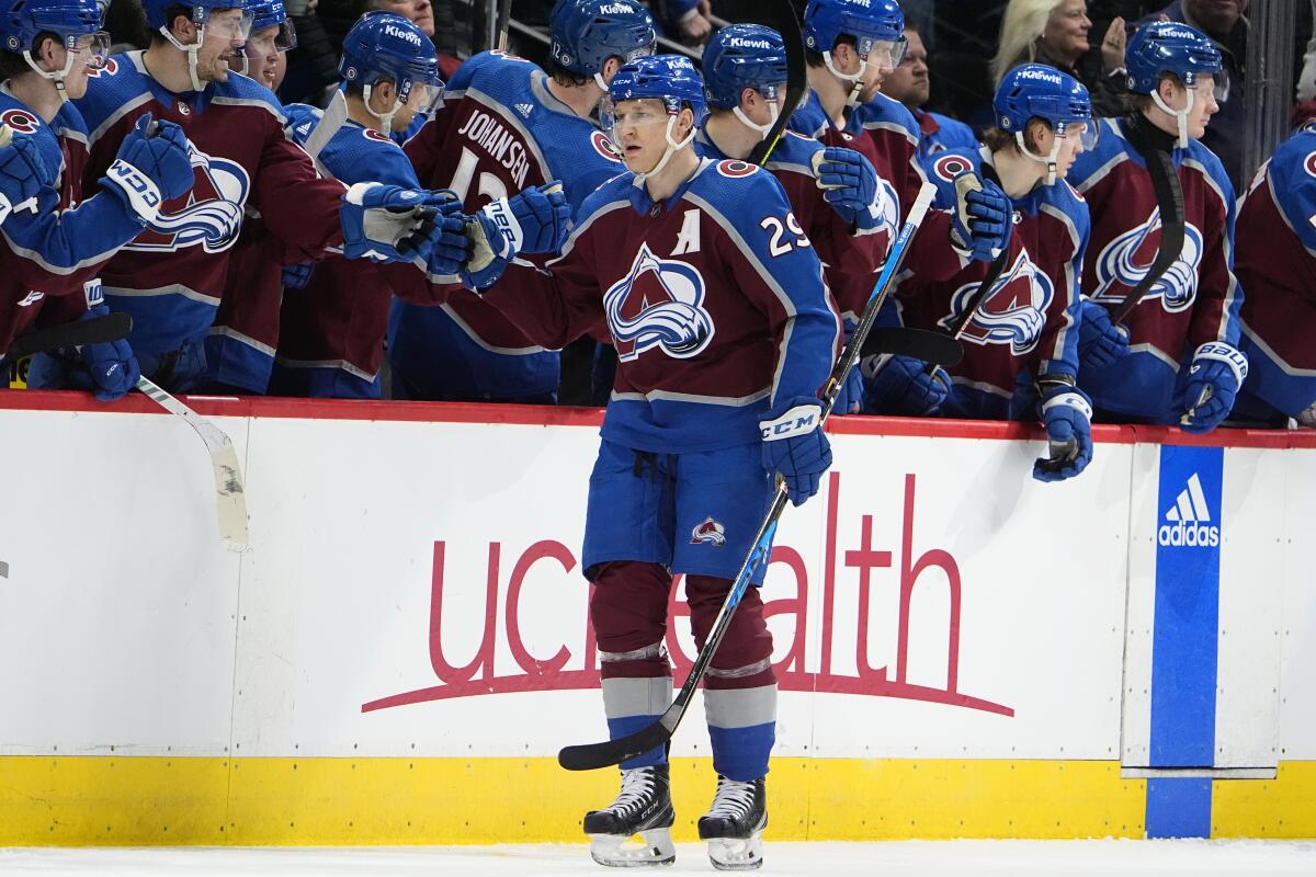 Nathan MacKinnon has 4 goals and an assist, Avalanche beat Capitals 6-2 -  The San Diego Union-Tribune