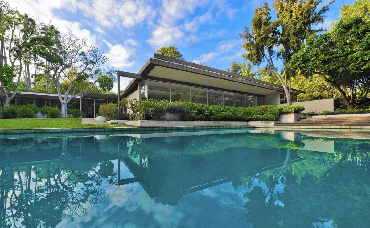 The Beverly Hills Cultural Heritage Commission has recommended giving landmark status to the Richard Neutra-designed Kronish Residence, shown in 2011.