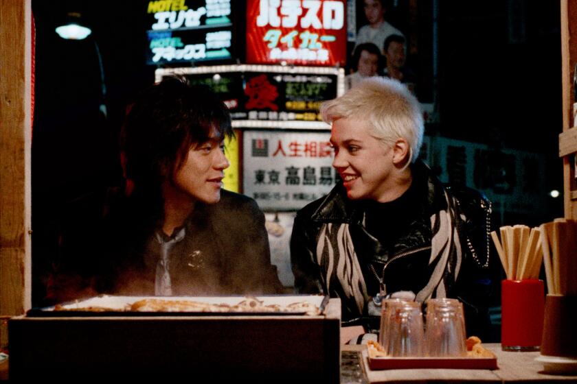 Yutaka Tadokoro, left, and Carrie Hamilton in 'Tokyo Pop.'