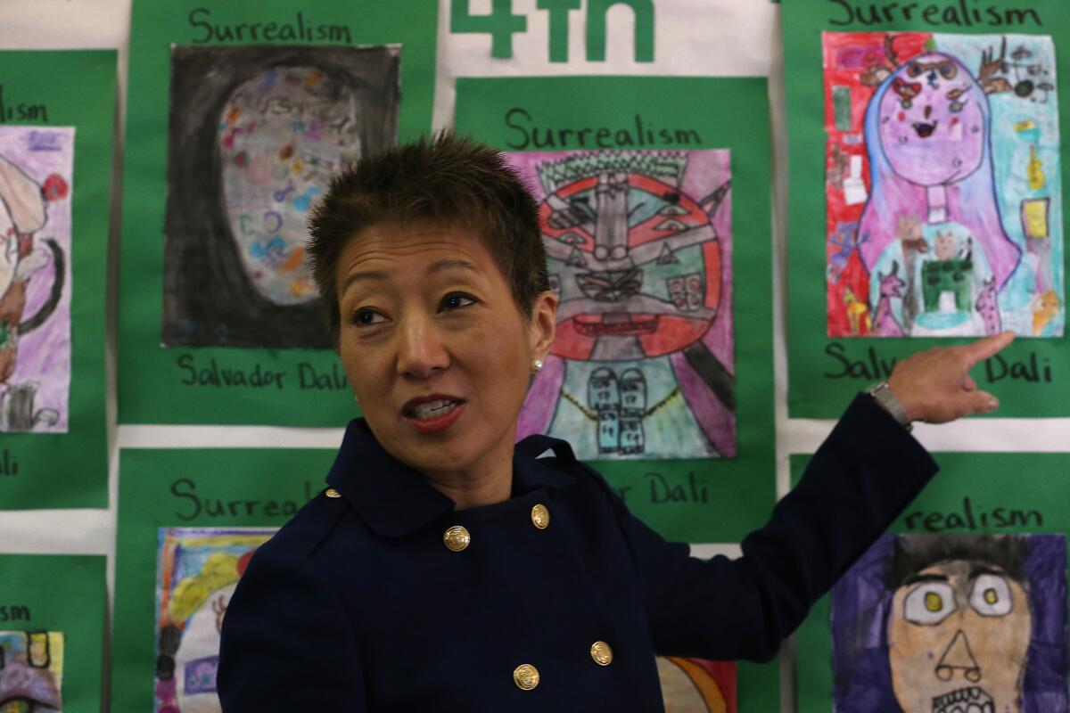 NEA's Jane Chu visits L.A. arts programs and calls for focus on education.