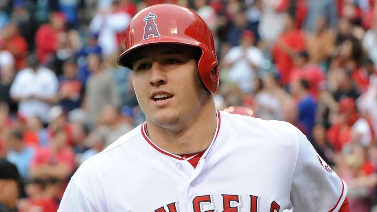 Angels center fielder Mike Trout is well on his way to appearing in what would be his third Major League Baseball All-Star Game.