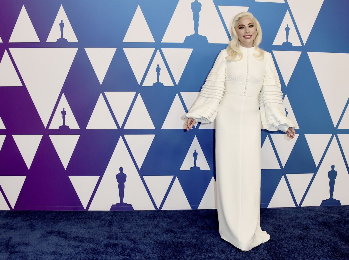Lady Gaga at the 91st Academy Awards Nominees Luncheon on Feb. 4 at the Beverly Hilton in Beverly Hills.