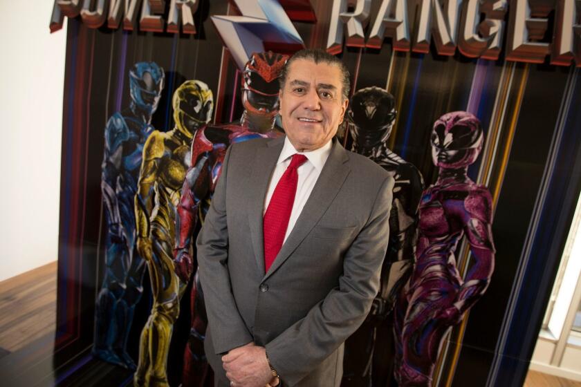 Los Angeles billionaire Haim Saban created one of the biggest television hits of the 1990s: "Mighty Morphin Power Rangers." His "Power Rangers" movie hits theaters March 24.