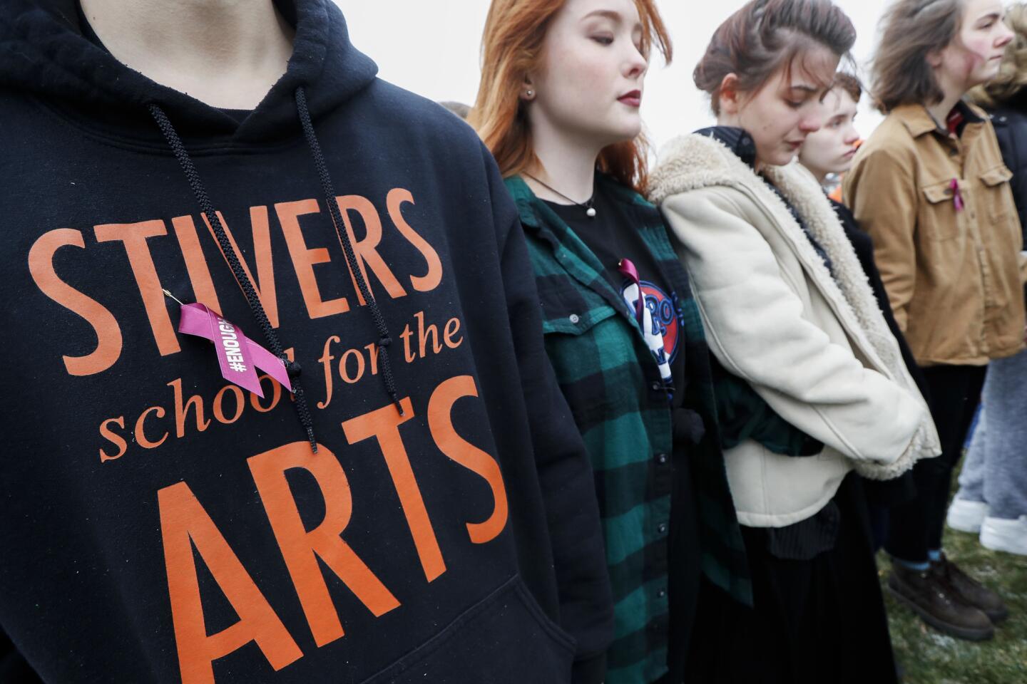 Students walkout of classes to protest gun violence